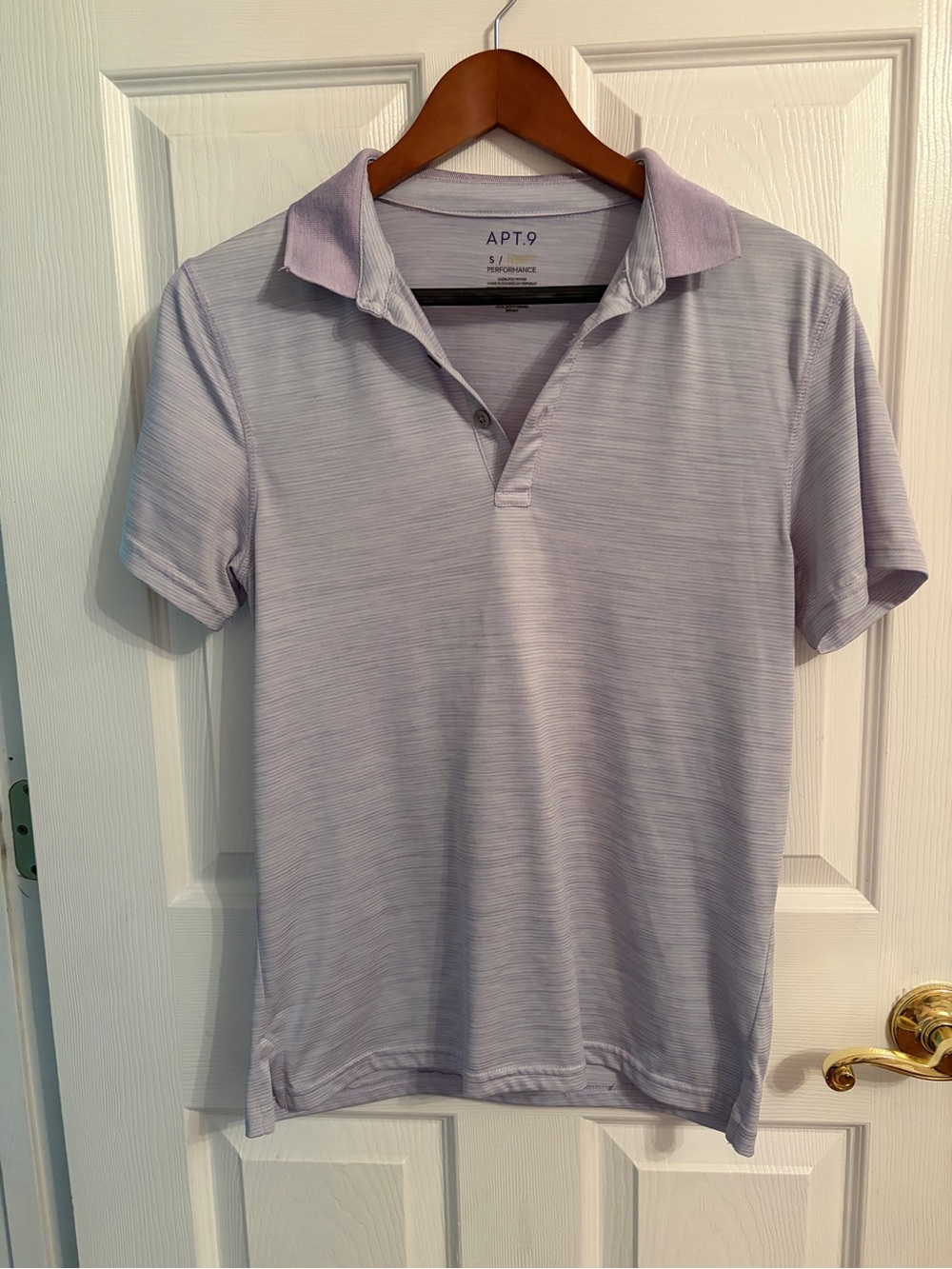 Apt. 9 Men's Light Lavender Polo Shirt